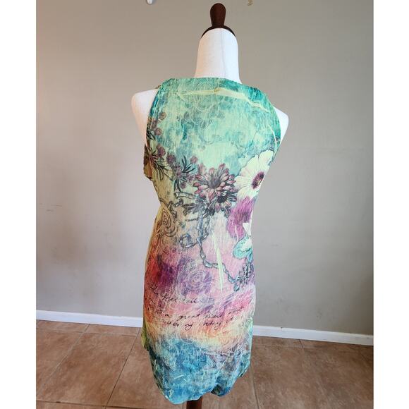 Daniel Benjamin Women's Tunic Dress SZ Medium Fairycore Bohemian Festival - Picture 4 of 12